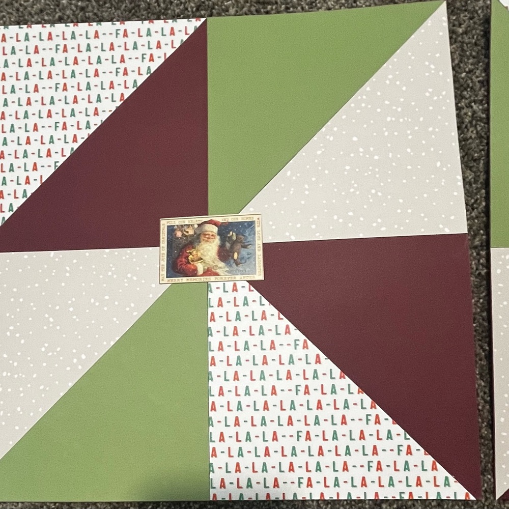 Festive Holiday Scrapbook Paper Set